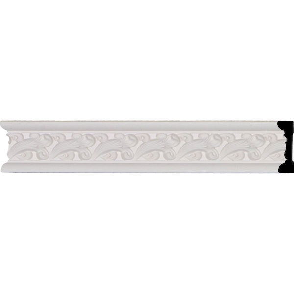 Ekena Millwork Chair Rail, Urethane, 95-3/4 in L, 2-1/4 in H CHA02X01KN - main